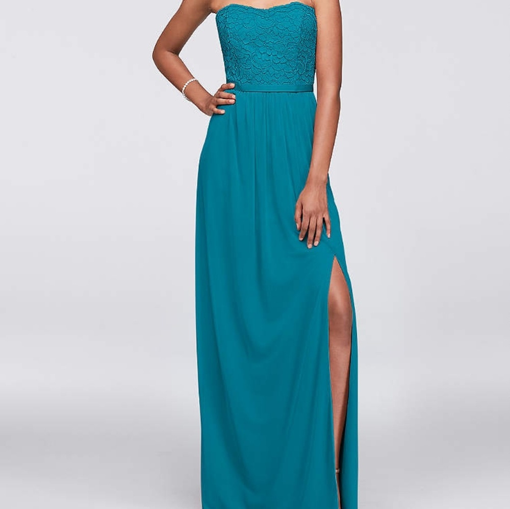 David's bridal bridesmaid dress